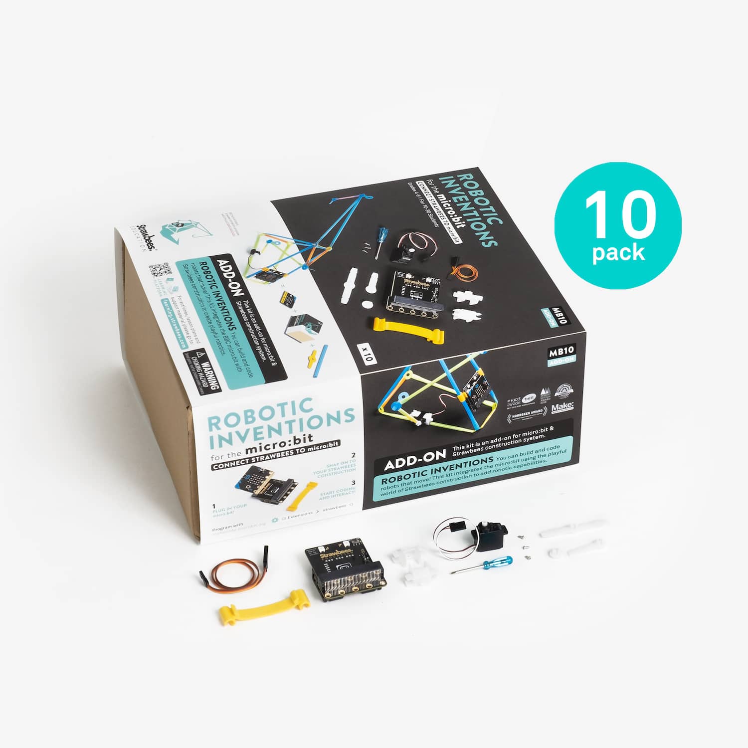 Robotic Inventions for micro:bit - 10 Pack - Strawbees