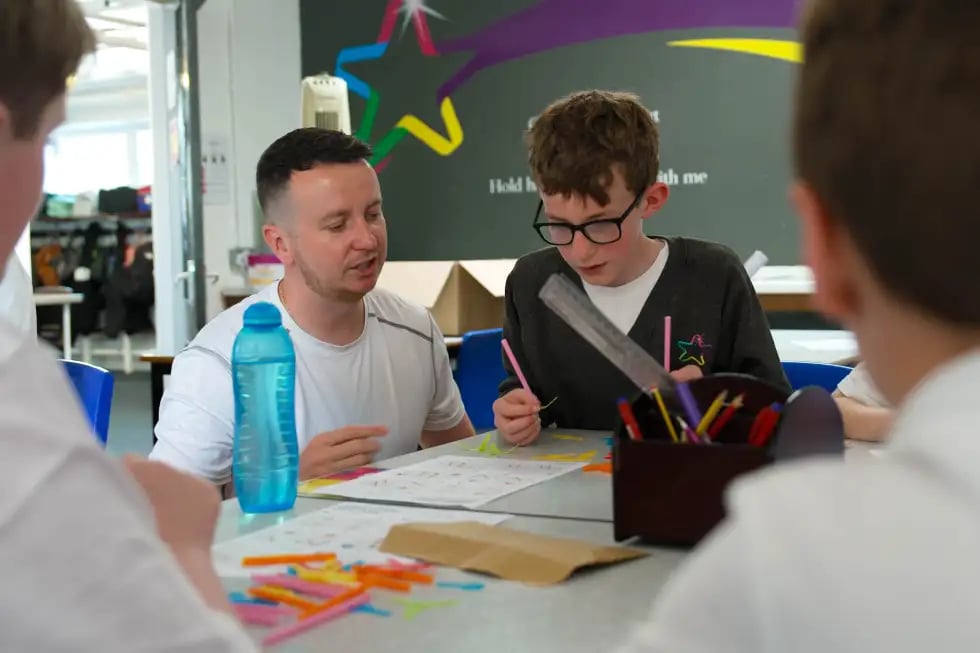 St Peters Teacher and Student